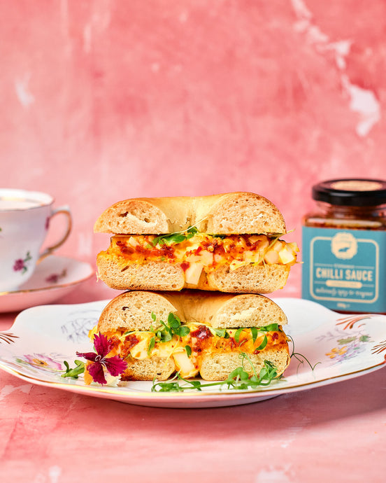 Egg & Vietnamese Chilli Mayo Toasted Bagel